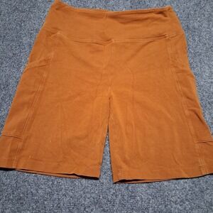 Lou & Grey Women‎ Orange Yoga Athletic Shorts Medium